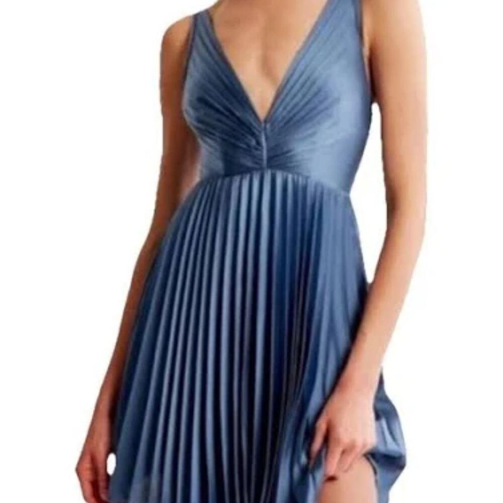 NWT Abercrombie Fitch Giselle Pleated Mini Dress Cocktail Going Out SZ XSP